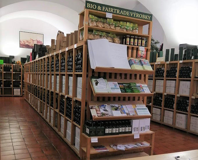 Znojmo Loucká klášter interiér