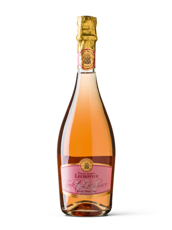 Sekt Lechovice Rosé Demi sec Zweigeltrebe